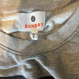 Sundry Heather Gray Pullover